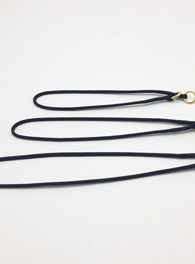 专业黑色比赛牵引绳训犬绳防暴冲P链尼龙圆形4mm不夹毛包邮狗通用