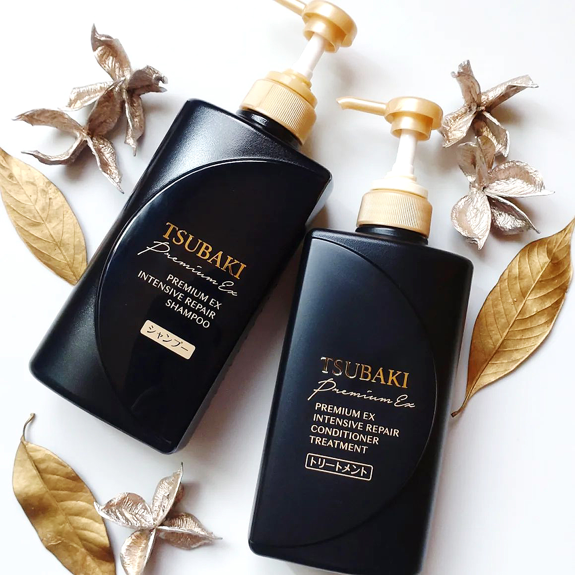 保税仓 日本tsubaki丝蓓绮黑椿洗发水护发素套装保湿修护替换装