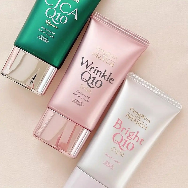 保税!24新日本kose高丝Q10护手霜CICA修护镁白滋润高保湿金木犀