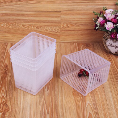 水培定植篮透气塑料固定篮鱼缸盆栽绿萝兰花控根花盆隔离网繁殖箱