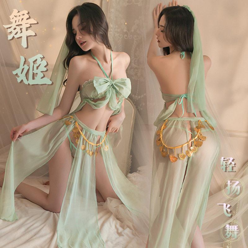 情趣却内衣古风汉服旗袍诱惑睡衣纯欲床上少女制服衣套装魅力午夜