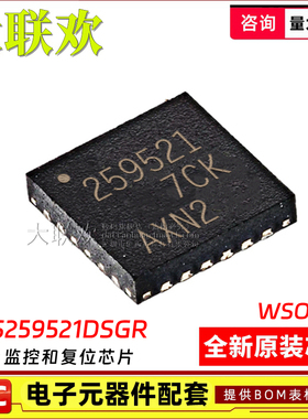 10个 TPS259521DSGR 259525 259530 259531 259533 DSG 监控器