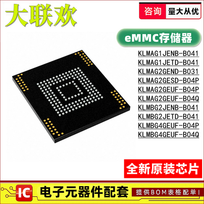 KLMAG1JETD-B041 KLMBG2 4GEUF GEND GESD JENB B031 B04P Q 芯片