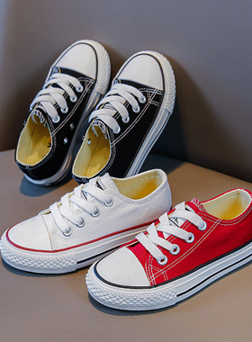 EEL童鞋儿童帆布鞋女童鞋2026春季新款小白鞋男童鞋子小学生板鞋