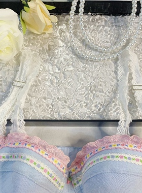 2024夏季新款无弹力百搭白色蕾丝内衣肩带可调节