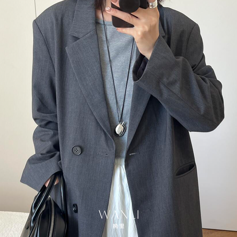 挽里香水瓶长款项链高级感设计感吊坠百搭可调节毛衣链配饰秋复古