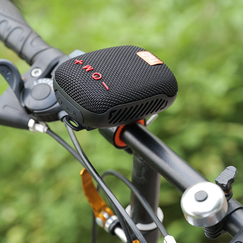 TG392户外骑行蓝牙音箱t对联布艺插卡收音音箱便携式防水蓝牙音响