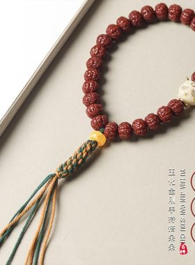 树王小金刚菩提手串手持爆肉佛珠男士盘玩手链精致饰品文玩女