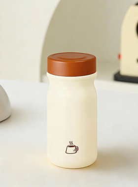 女士高颜值2025新款小巧便携学生吸管水杯不锈钢饮水316保温杯