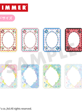 日本预售 fukuya SWIMMER×fanfancy+ 花卉亚克力卡套 谷美