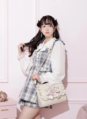 包邮包税 日本正版 noemie 系带爱心双肩包 3WAY 背包