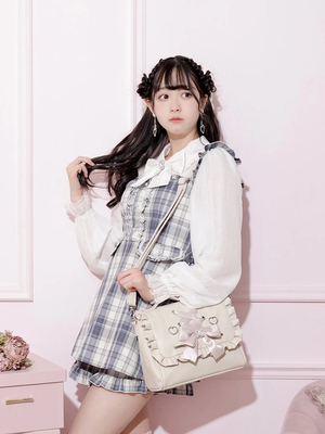 包邮包税 日本正版 noemie 系带爱心双肩包 3WAY 背包