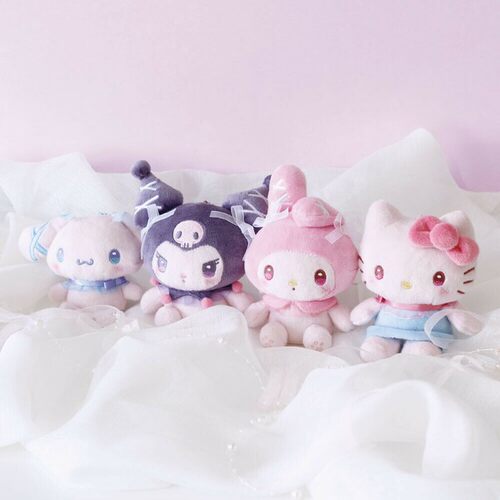 国内现货正品日本三丽鸥sanrio 芭蕾丝带系列 挂件 kitty 美乐蒂