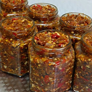 湖北广水特产纯手工制作酱萝卜菜咸菜下饭菜小蝶调味菜3瓶可包邮