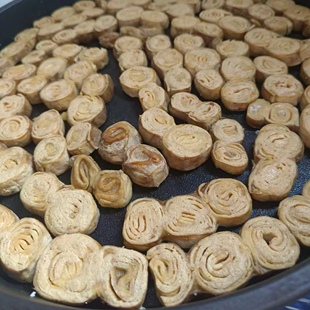 湖北随州广水特产霉千张卷臭豆腐卷下饭菜新鲜煎霉卷2斤装可包邮