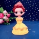 Желтая Белль (инкрустированный клей стиль)