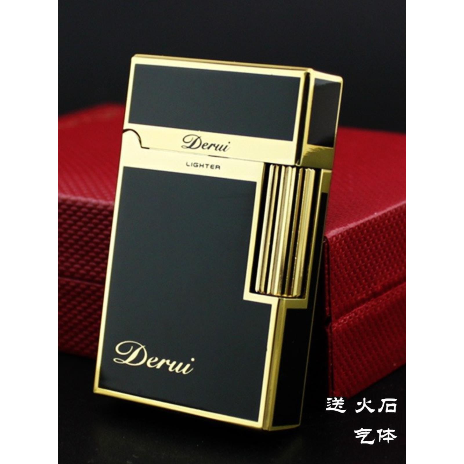 豪华朗声打火机侧滑砂轮明火