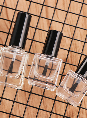 包邮3ml5ml指甲油空瓶分装瓶10ml指甲油瓶15ml美甲指甲油带盖毛刷