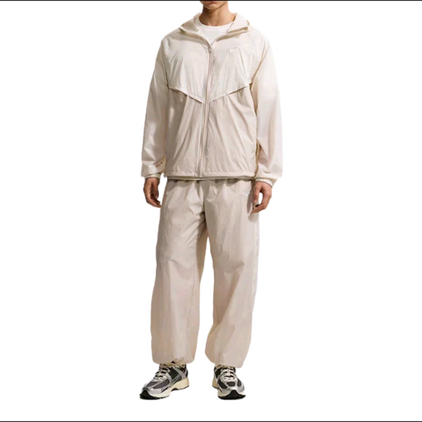 Nike耐克男子运动防水防晒拉链梭织透气夏季休闲外套IO9628-104