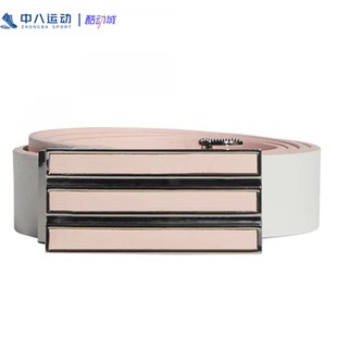 Adidas 简约舒适平滑扣光面腰带GU6131 阿迪达斯时尚 经典