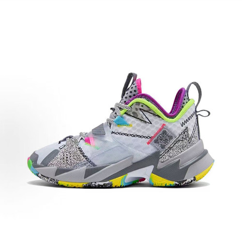36.5码Nike耐克威少3大童中帮防滑耐磨运动篮球鞋CD5804-100