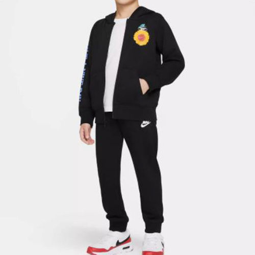 Nike耐克【6码110-116cm】秋冬儿童运动保暖叠搭时尚休闲卫裤卫衣