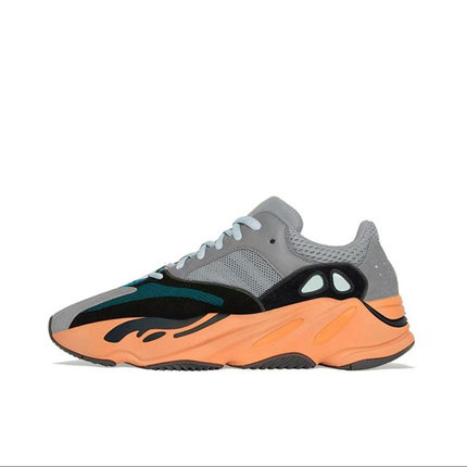 Adidas阿迪达斯Yeezy Boost 700水洗橙男女同款运动休闲鞋GW0296