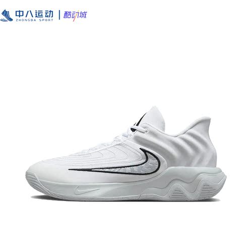 Nike耐克字母哥支线4代男子低帮防滑耐磨实战篮球鞋FQ3681-100