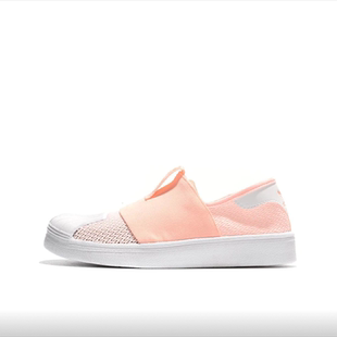 Adidas阿迪达斯儿童夏薄网面软贝壳头一脚蹬舒适低帮秋冬鞋 CG7036