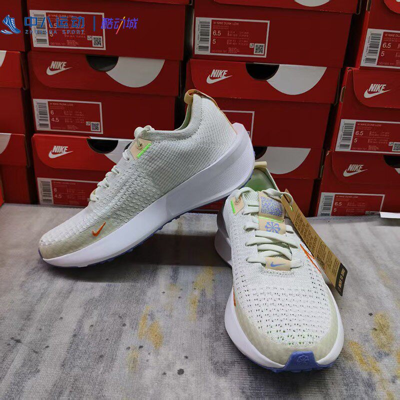 Nike耐克Interact Run实拍缓震轻便防滑耐磨回弹跑鞋FD2292-001