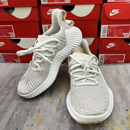 adidas阿迪达斯Alpha Boun实拍网面夏季透气舒适时尚休闲鞋B75780