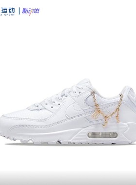 Nike/耐克 AirMax90女款冬季毛绒气垫增高休闲跑步鞋 DH0569-100