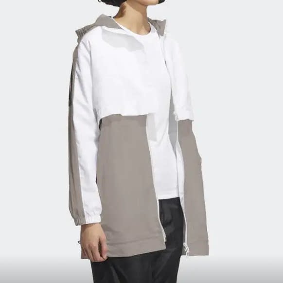 S-L码Adidas阿迪达斯女子春秋时尚简约舒适休闲轻便外套HE9990
