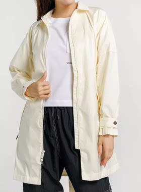 Nike耐克女款中长款梭织防风运动休闲时尚潮流外套风衣CZ8975-113