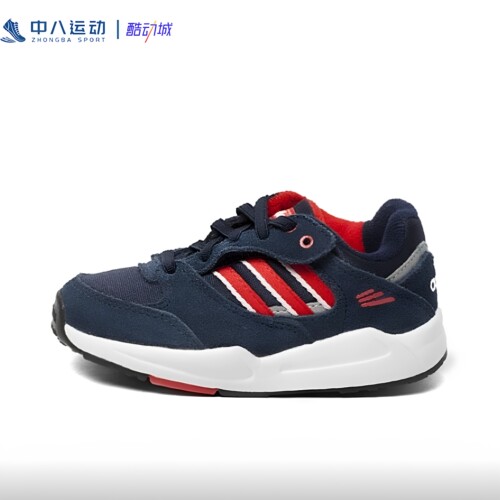 Adidas阿迪达斯休闲时尚缓震低帮织物透气绑带一脚蹬运动鞋M19285