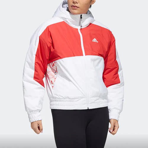 L-XL码Adidas阿迪达斯W MIC CNY女子防风透气休闲运动棉衣HI3267
