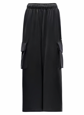 Nike耐克Oversize风女子低腰宽松透气刺绣logo休闲长裤FV7513-010