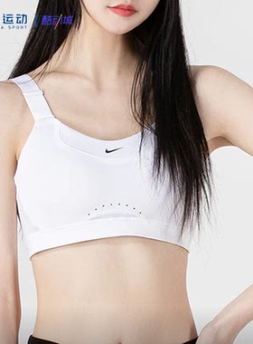 Nike耐克 女子高强度支撑健身舒适透气速干运动内衣背心DD0431