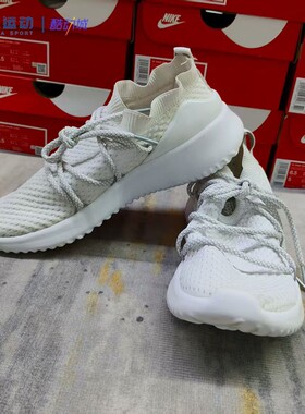 adidas阿迪达斯NEO实拍网面防滑软底缓震透气运动休闲鞋F34516