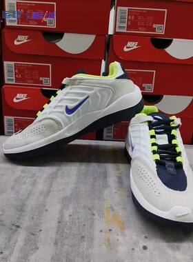 Nike耐克Sb Vertebrae实拍绒面革网布耐磨运动休闲鞋FD4691-101