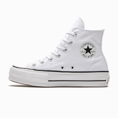 Converse匡威 All Star Lift 女子经典厚底鞋帆布小白鞋560846C