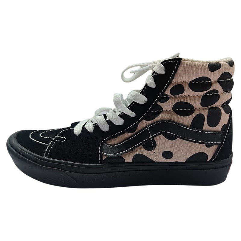 VANS 万斯 时尚潮流减震波点撞色休闲高帮系带板鞋VN0A3WMB9KD