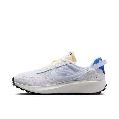 Nike耐克Waffle女子复古翻毛皮简约透气休闲运动华夫鞋DX2931-400