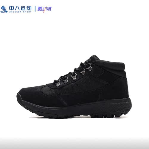 37~38码Skechers斯凯奇中帮纯黑耐脏时尚百搭运动休闲鞋15557-BBK