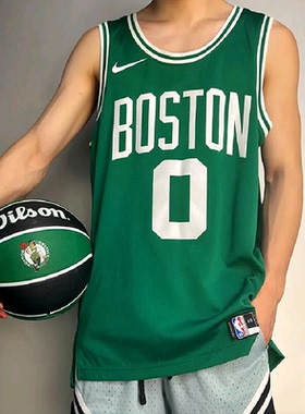 Nike耐克塔图姆凯尔特人队简约无袖健身运动0号球衣DN1997-312