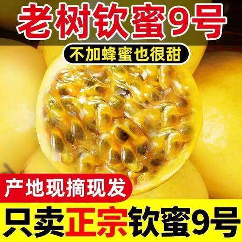 正宗广西黄金百香果钦蜜新鲜水果