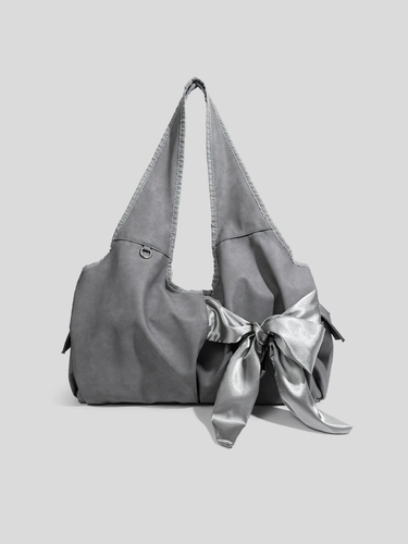 Небольшая дизайнерская сумка через плечо, вместительная и большая сумка на одно плечо с бантиком, делается под заказ, Южная Корея