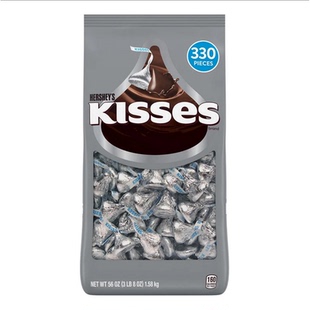 美国原装进口HERSHEYS好时4口味混合巧克力排块1.2KG30块盒装礼物