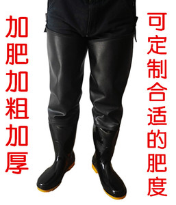 康晨雨大码插秧鞋涉水鞋水田袜高筒下水裤钓鱼裤加厚捕鱼裤连体