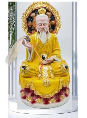 道家祖师供奉三清道祖神像汉白玉